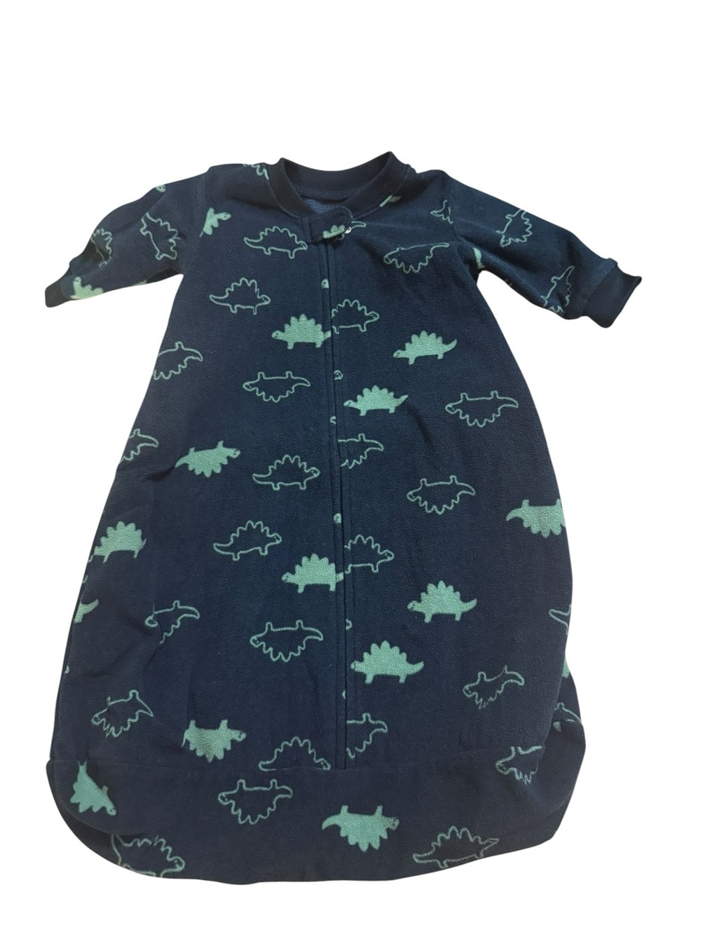 Carters Kids Navy Blue Dino Sleep Sack Pajamas